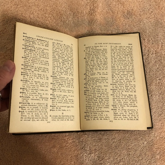 Vintage 1908 A Lexicon of the Greek Testament Macmillan Company RARE - Picture 10 of 11